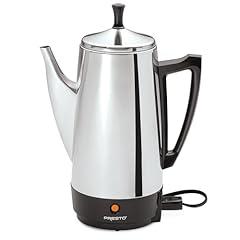 Presto Electric Coffee Percolator, 12-Cups, Silver