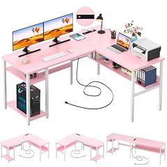Unikito Reversible L Shaped Desk with Storage