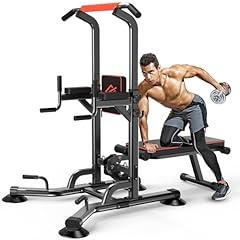 SQUATZ Pull-Up Workout Station with Bench