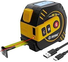 Laser Tape Measure 262ft with LCD Display