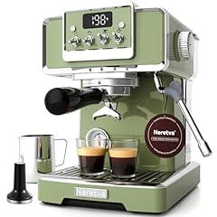 Neretva Espresso Machine 15 Bar LCD Green