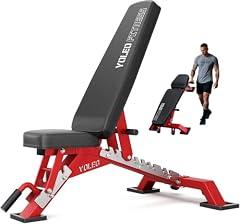 Yoleo Adjustable Foldable Weight Bench