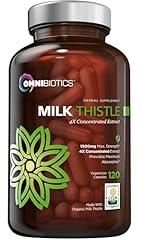OmniBiotics Organic Milk Thistle, 1500mg Extract