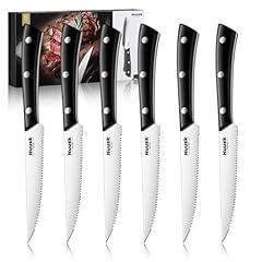 Huusk 6-Piece Serrated Steak Knives Set
