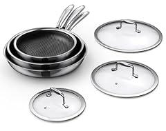 MOMOSTAR Hybrid Nonstick Frying Pan Set