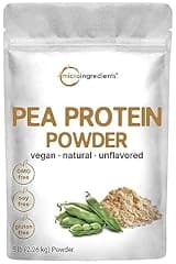 Micro Ingredients Pea Protein Powder 5 Pounds