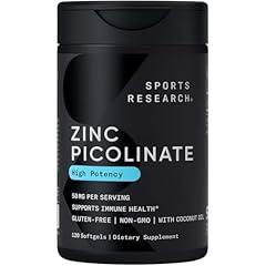 Sports Research High Potency Zinc Picolinate 50mg