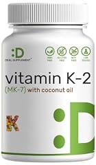 Deal Supplement Vitamin K2 MK-7 200mcg Softgels