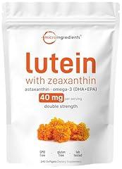 Micro Ingredients Lutein & Zeaxanthin Softgels