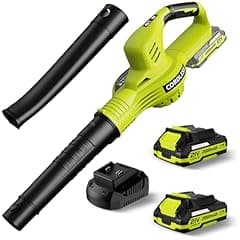 LAZYBOI 21V Cordless Leaf Blower with Batteries