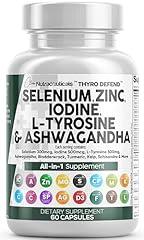 Thyroid Support Supplement with Selenium, Zinc, and Iodine