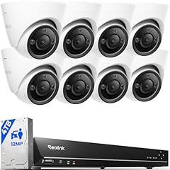 Reolink 12MP PoE Security Camera System RLK16-1200D8-A