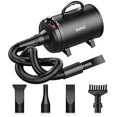 EGFKI Dog Hair Dryer, 5.2HP High Velocity Pet Dryer