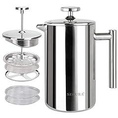 Secura Stainless Steel French Press 17oz