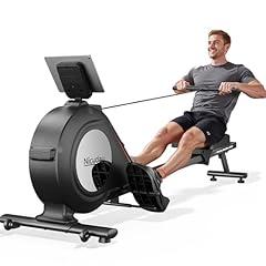 Niceday Magnetic Rowing Machine, 350lb Capacity, 16 Levels, Foldable, Bluetooth