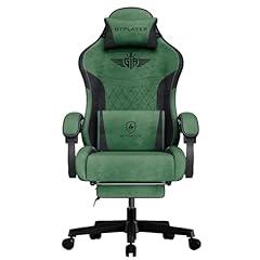 GTPLAYER Gaming Chair with Footrest and Lumbar Support