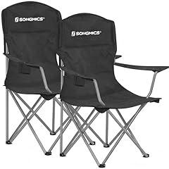 SONGMICS Folding Camping Chairs UGCB08BK