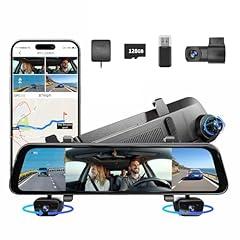 Gloryes 2025 Rear View Mirror Dash Cam