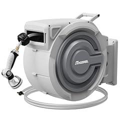 HOZEREEL Retractable Garden Hose Reel 5/8" x 100 FT