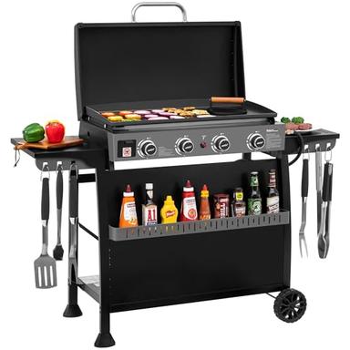 gas grill with griddle