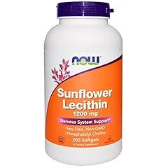 Now Foods Sunflower Lecithin 1200mg Softgels