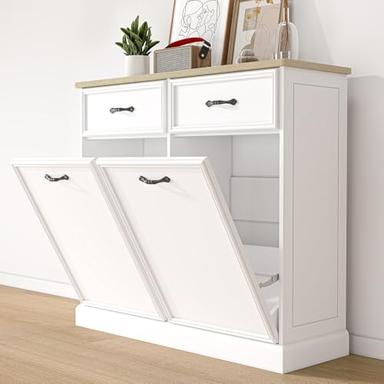 kitchen trash cabinet
