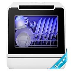 Euhomy Portable Countertop Dishwasher with Water Tank
