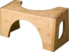 Squatty Potty Bamboo Flip Toilet Stool