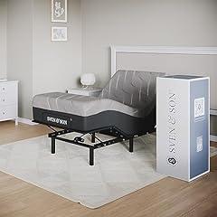 Sven & Son Essential Adjustable Bed Frame + 14" Hybrid Mattress Twin XL