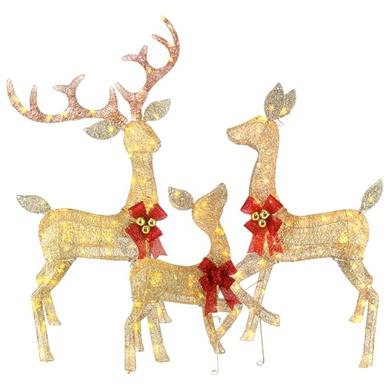 outdoor reindeer christmas decorations