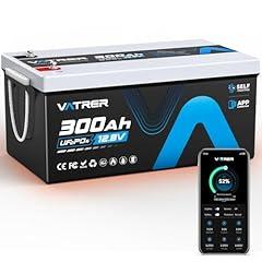 VATRER POWER 12V 300AH Bluetooth Lithium Battery