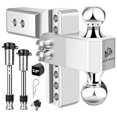 Metoware Adjustable Aluminum Trailer Hitch 2.5-Inch