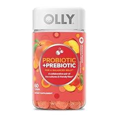 OLLY Probiotic + Prebiotic Gummy, Digestive Support, 60 Count