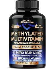 Methylated Multivitamin B-Complex for Energy & Mood