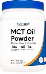 Nutricost MCT Oil Powder 1LB Unflavored