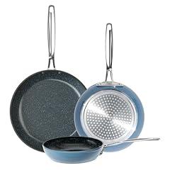 Nuwave G10 Duralon Blue Ceramic Frying Pan Set