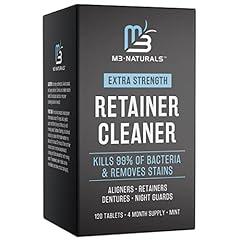 M3 Naturals Mint Retainer Cleaner Tablets