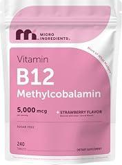 Micro Ingredients Vitamin B12 5000mcg Chewable Tablets
