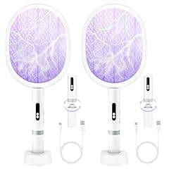 PALONE Rechargeable Electric Fly Swatter 2 Pack