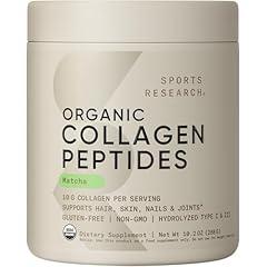 Sports Research Collagen Peptides with Matcha Tea