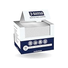 Sima Brand 100% Cotton Face Towels 50 Pack