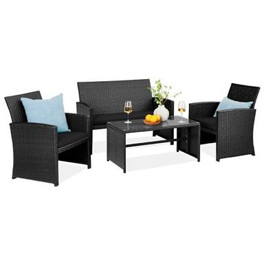 black patio furniture