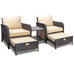 LEVELEVE 5 Piece Patio Furniture Set