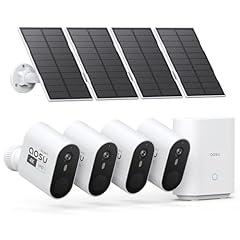 AOSU Solar Security Camera System 4-Cam Kit
