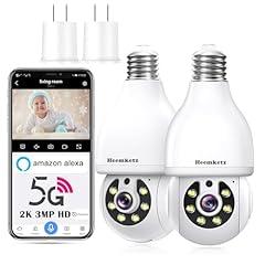 Heemketz 2K Light Bulb Security Camera