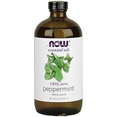 NOW Foods Peppermint Oil, 16 oz (2 Pack)