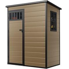 DWVO Outdoor Storage Shed with Windows