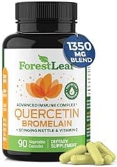 ForestLeaf Quercetin 500mg with Bromelain, Vitamin C & Stinging Nettle