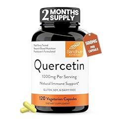 Sandhu's Quercetin 1000mg Immune & Cardiovascular Support