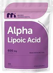 Micro Ingredients Alpha Lipoic Acid Supplement